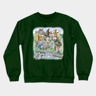 Welcome to Toku Toy Town! Crewneck Sweatshirt